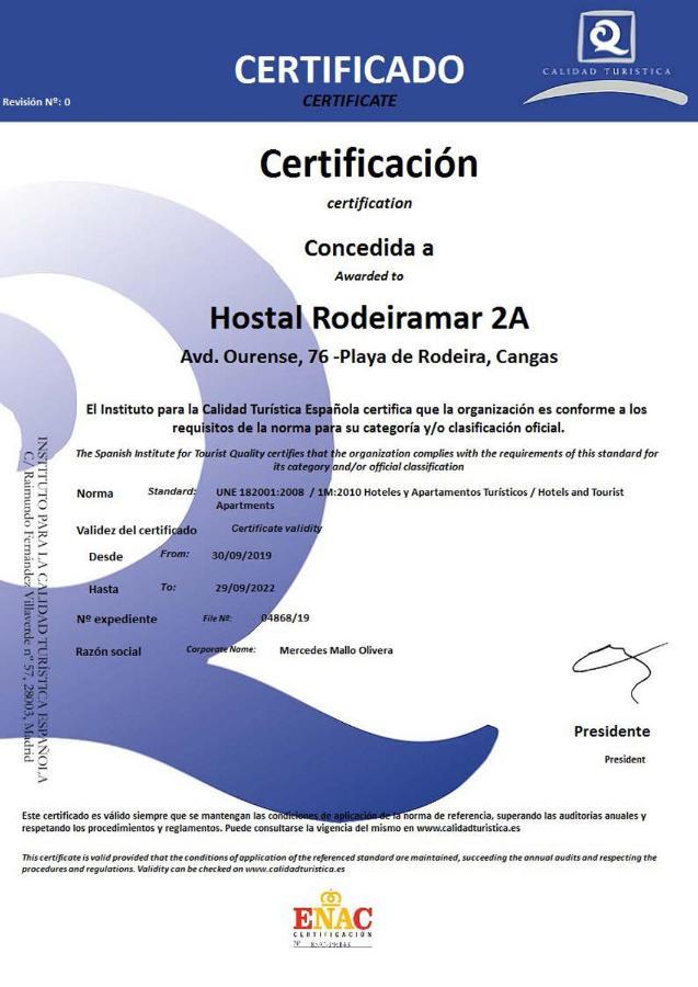 Hotel Rodeiramar 2A Cangas do Morrazo Buitenkant foto